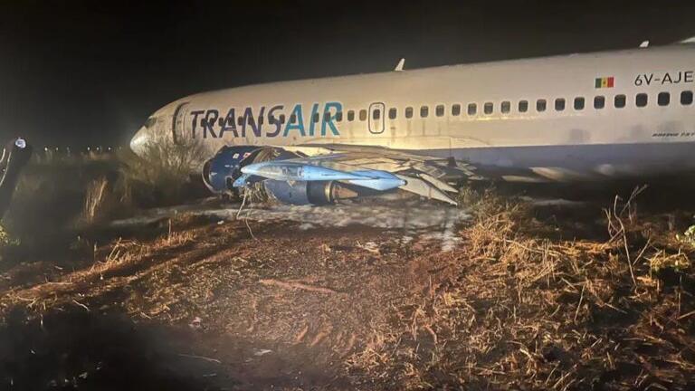 Σενεγάλη: Αεροσκάφος τύπου Boeing βγήκε εκτός διαδρόμου κατά την απογείωση — 11 τραυματίες