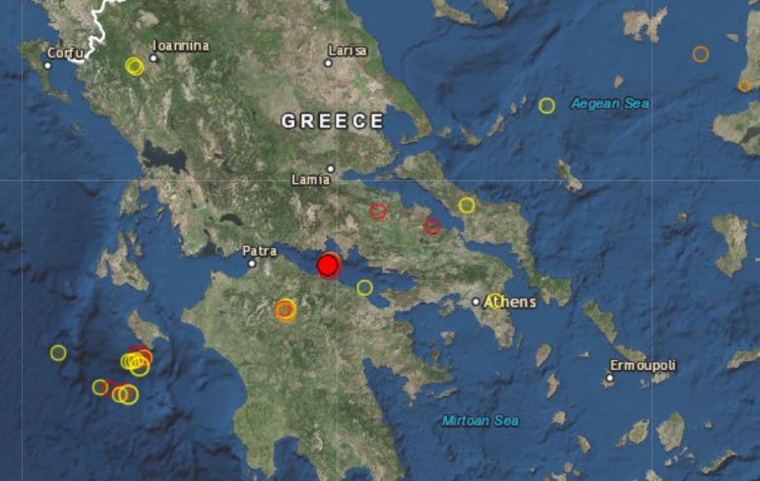 Seismos Ston Korin8iako Omalh H Metaseismikh Drasthriothta Ellada Thepressroom Gr