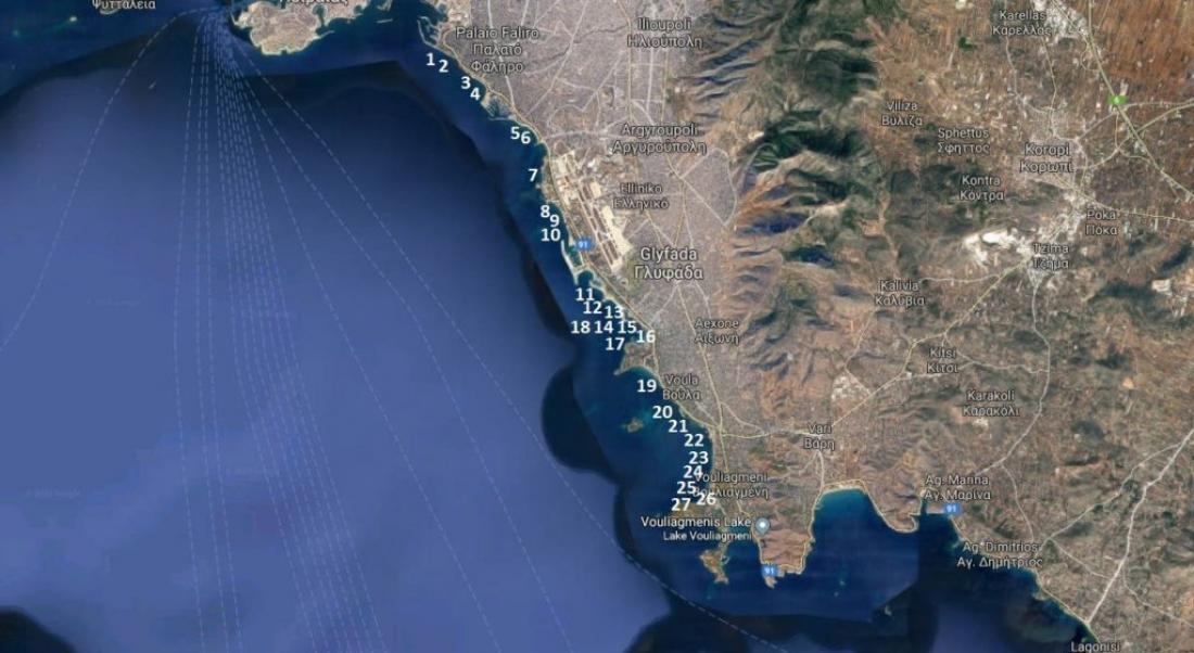 Γεμάτη Ε coli η θάλασσα από τον Φλοίσβο έως το Καβούρι σύμφωνα με την ΠΑΚΟΕ