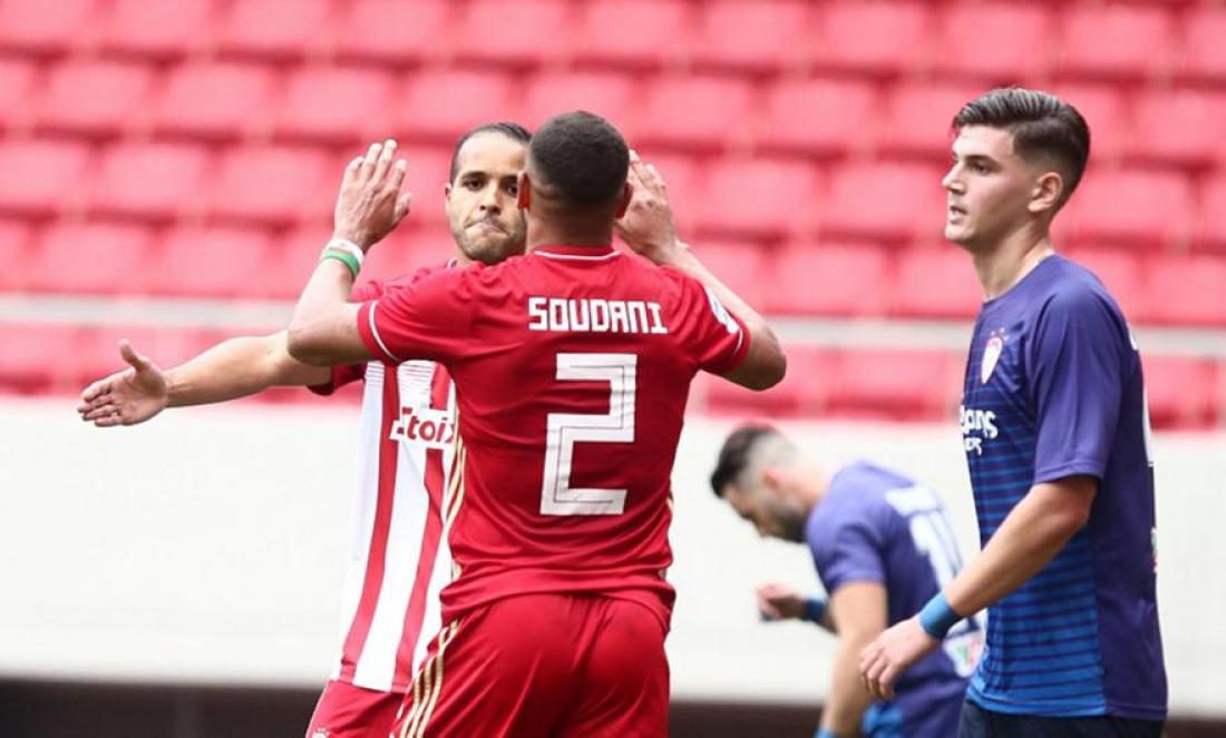 Olympiakos Ael 5 1 Xristoygenniatikos Peripatos Binteo Sports Thepressroom Gr