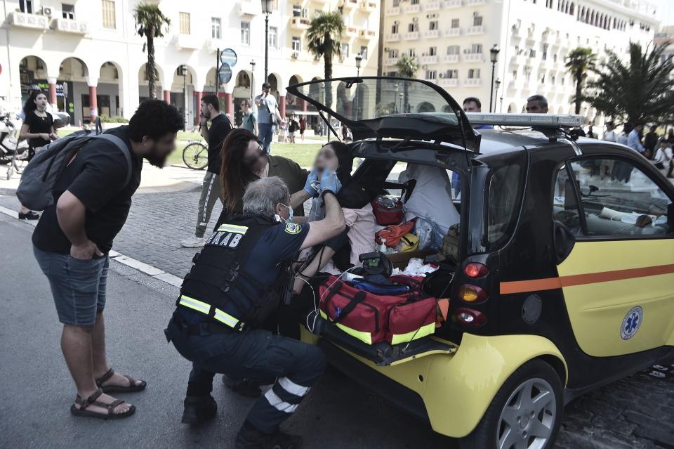  ΘΕΣΣΑΛΟΝΙΚΗ - ΦΩΤΙΑ ΣΤΟ ΚΤΗΡΙΟ ΤΟΥ ΒΙΟΤΕΧΝΙΚΟΥ ΕΠΙΜΕΛΗΤΗΡΙΟΥ ΣΤΗΝ ΑΡΙΣΤΟΤΕΛΟΥΣ 