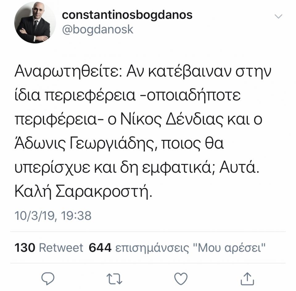 Μπογδάνος κατά Δένδια 