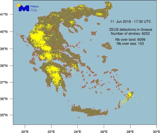 Χάρτης Meteo