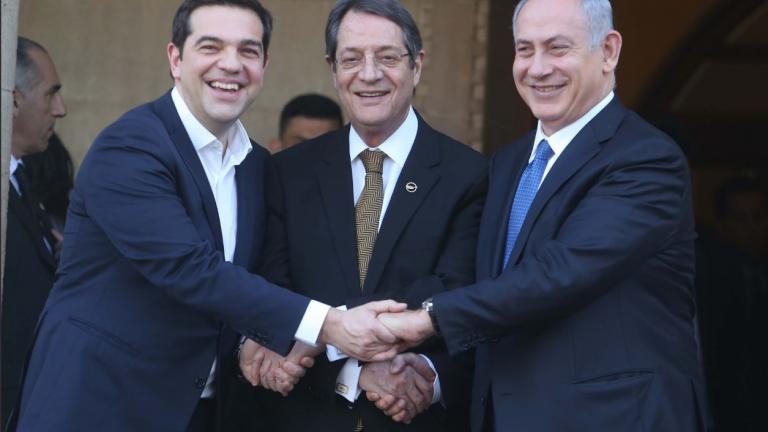 Τριμερής Ελλάδας- Κύπρου- Ισραήλ- Κοινές δηλώσεις: Σήμερα έγινε ένα ουσιαστικό βήμα στο πλαίσιο της συνεργασίας των τριών χωρών 
