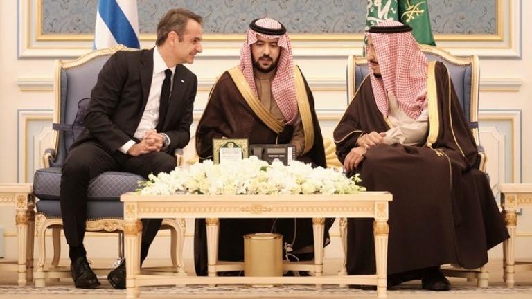 Συνάντηση Μητσοτάκη με τον βασιλιά της Σαουδικής Αραβίας, στο Ριάντ