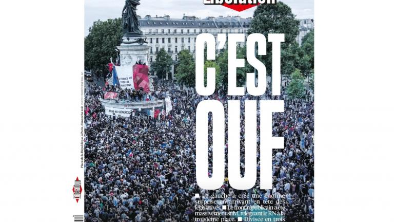 Γαλλικέ Εκλογές: «Ουφ!», το πρωτοσέλιδο ανακούφισης της Liberation μετά το αποτέλεσμα