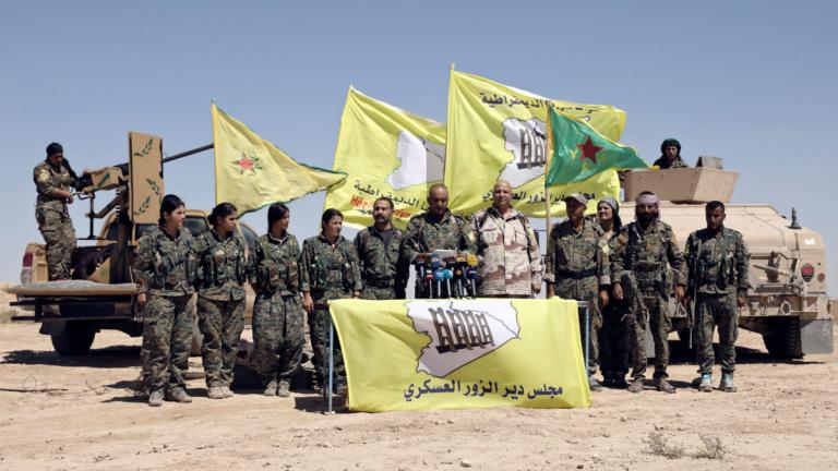 SDF KURDISH FORCES