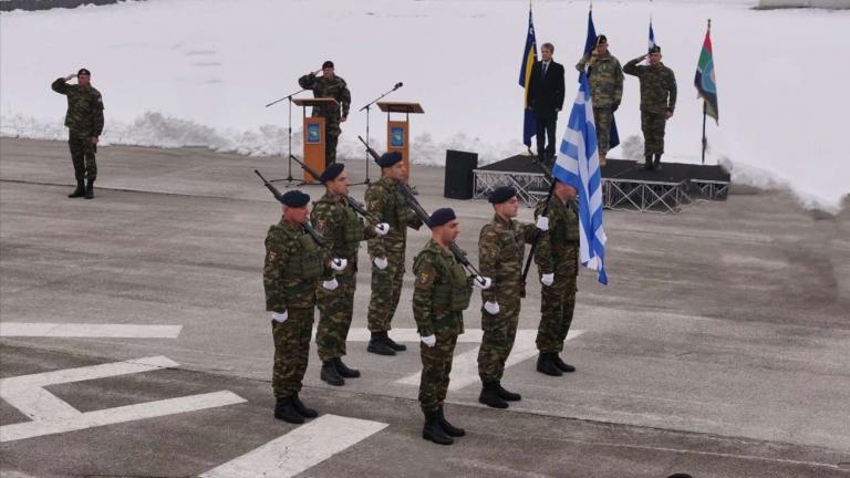 ΓΕΣ: Τελετή αντικαταστάσεως του Λόχου Ελιγμού της Δυνάμεως «EUFOR ALTHEA»