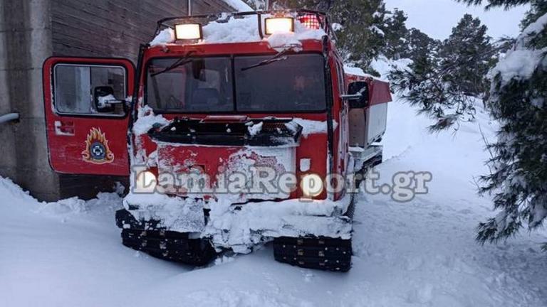 Λαμία: Επιχείρηση απεγκλωβισμού έξι πεζοπόρων